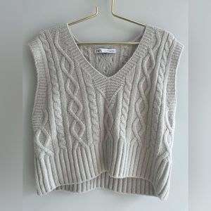 Zara Grey Vest for women